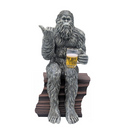 Party Bigfoot Sasquatch Beer Drinking Statue