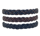 2 Strand Leather Twist Design Bracelet