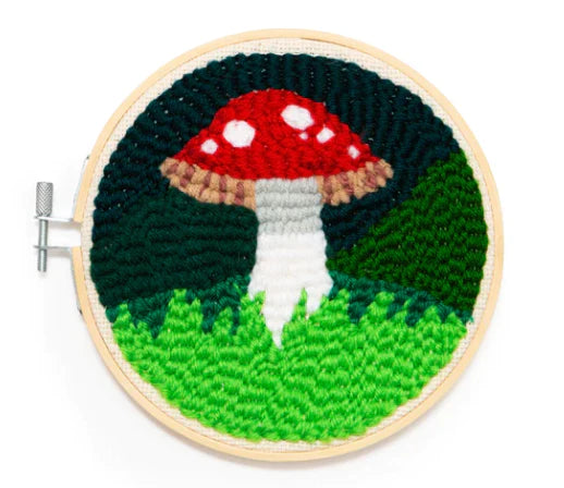 Mushroom Punch Needle Kit