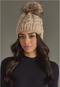 Cable Knit Pom Hat