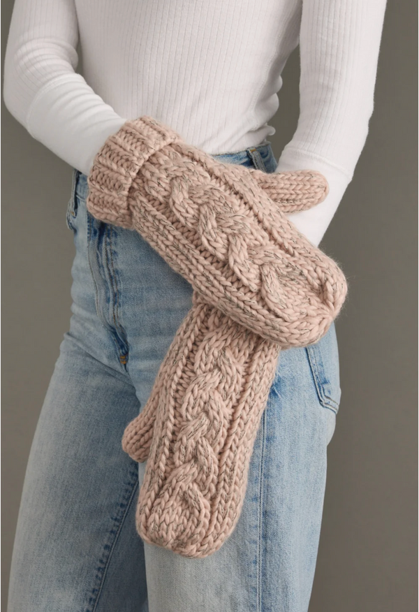 Cable Knit Mittens