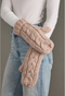 Cable Knit Mittens