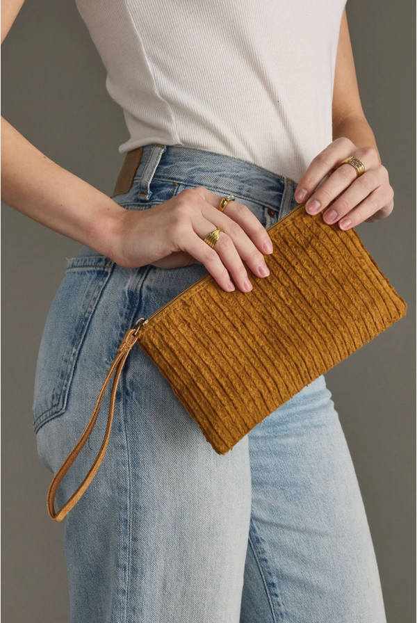 Corduroy Wristlet