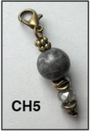 Bronze Stone Charms