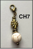 Bronze Stone Charms
