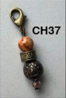 Bronze Stone Charms