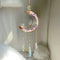 Curved Moon Crystal  Rainbow Sun Catcher