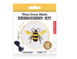 Mini Cross Stitch Embroidery Bee Kit