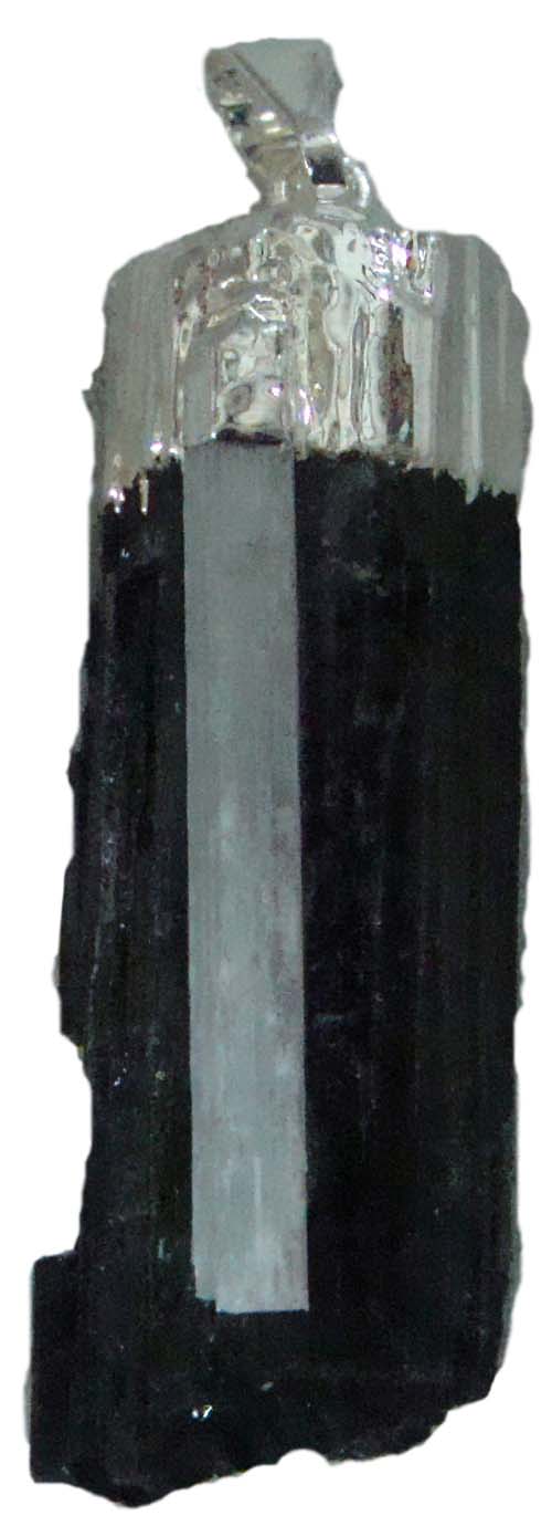 Tourmaline with Selenite Pendant