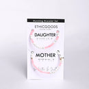 Morse Code Matching Set | MOTHER & DAUGHTER -Rose Quartz & Howlite