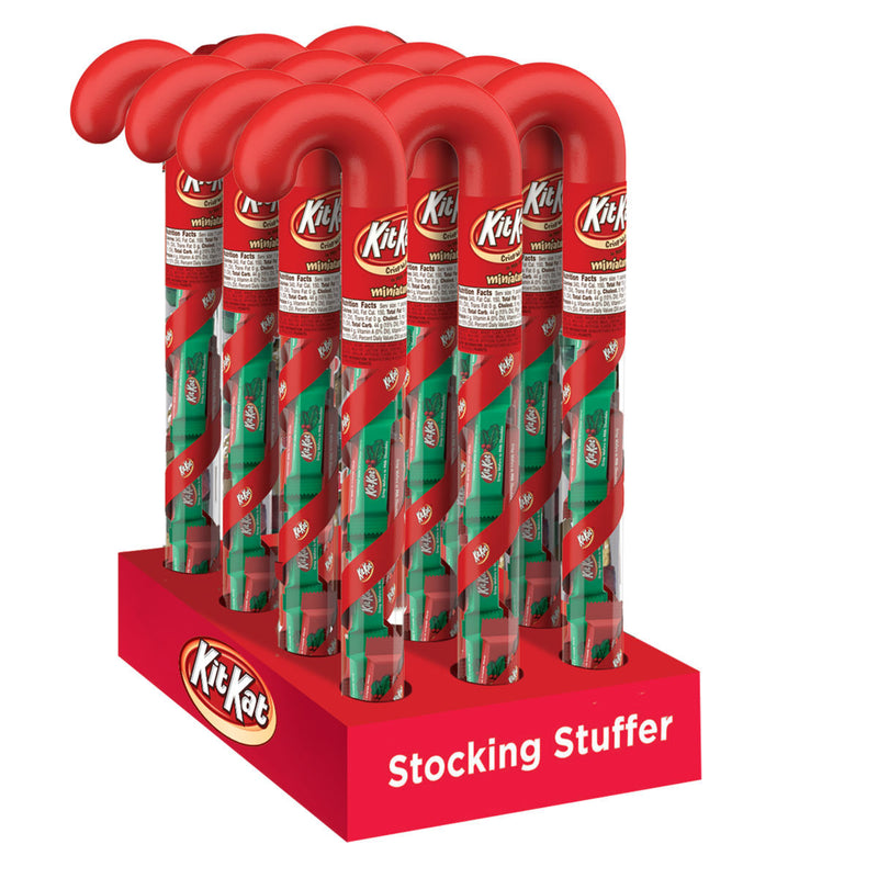 Hershey Kit Kat Miniatures Filled Holiday Cane