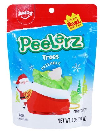 Amos Peelerz Holiday Gummy Trees