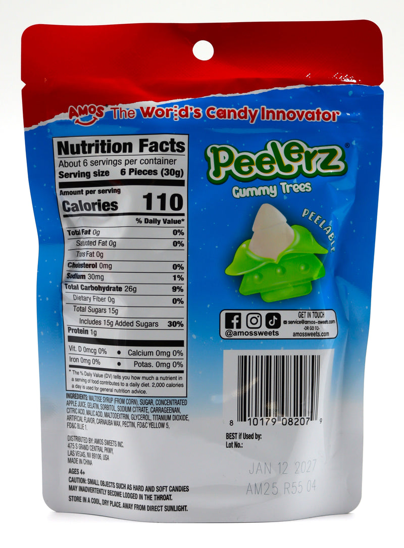 Amos Peelerz Holiday Gummy Trees
