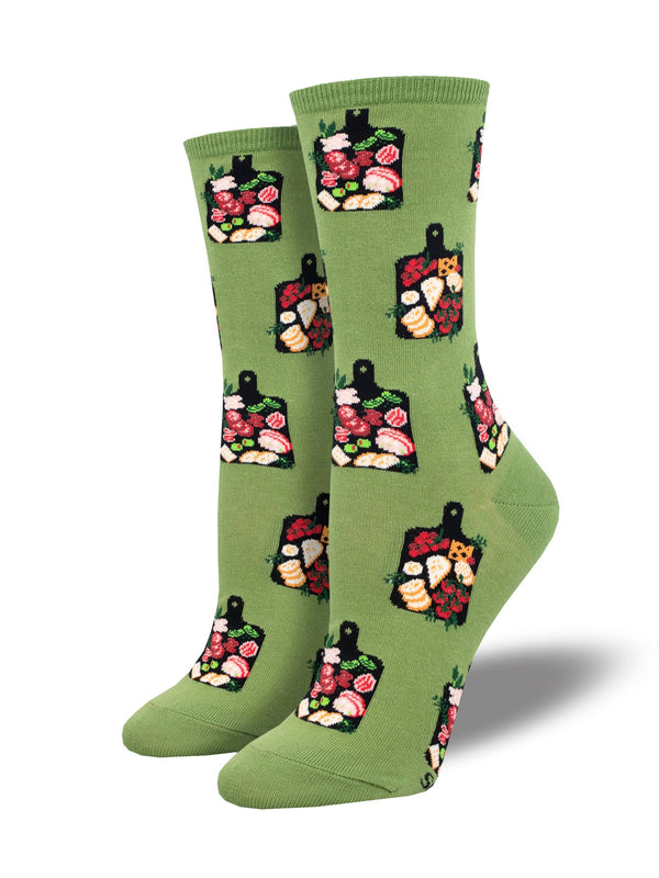 Women's Charcuterie Socks - Green