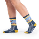 Men's Way Back Cushioned Crew Socks