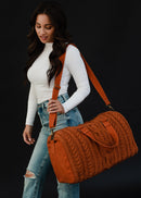 Cable Knit Duffel