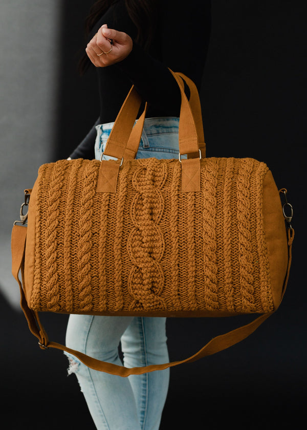 Cable Knit Duffel