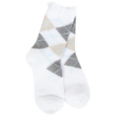 Weekend Argyle Ruffle Mini Crew