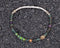 Dark Turquoise Stretch Bracelet with Turquoise Oval