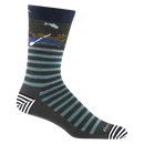 Men's Animal Haus Crew Lightweight Lifestyle Sock- Forest