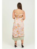 Peek A Boo Tiered Maxi Dress
