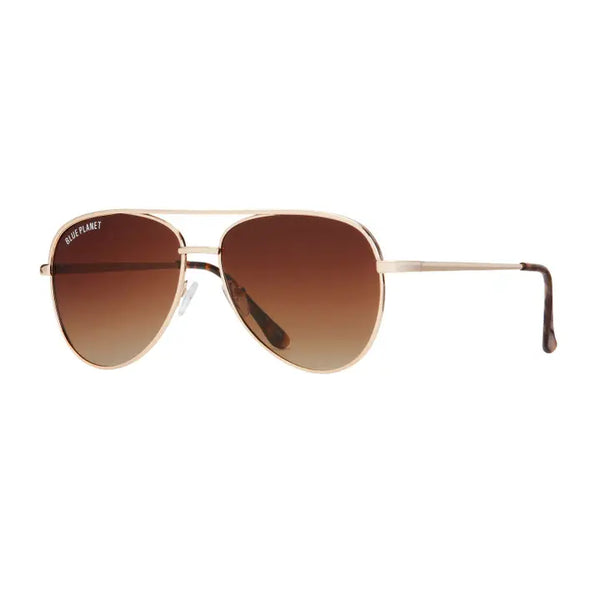 Jesse - Gold / Gradient Brown Polarized Lens