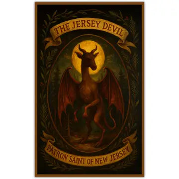 Jersey Devil Patron Saint of New Jersey Sticker