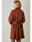 Lapel Collar Robe Coat
