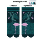Evil AF Dragon Crew Socks