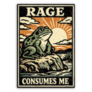Rage Consumes Me Sticker