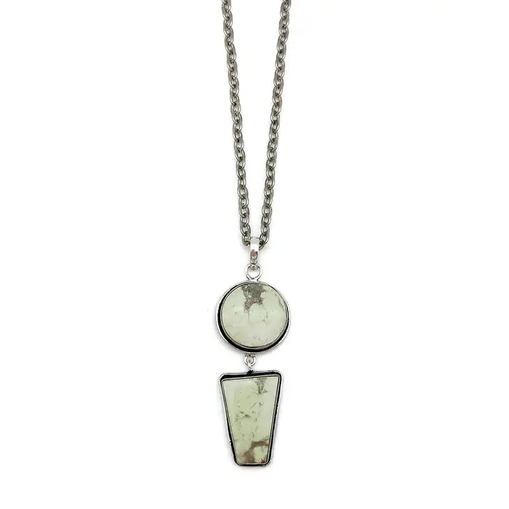 Kashi Semiprecious Stone Pendant Necklace