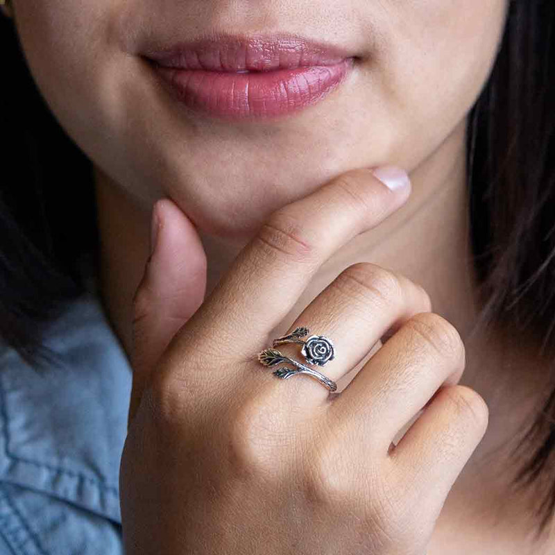 Rose Adjustable Ring