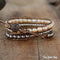 Two-Tone Freshwater Pearl Wrap Bracelet