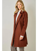 Lapel Collar Robe Coat