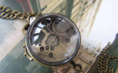 Glass Orb Watch Necklace