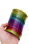 Large Metallic Rainbow Ombre Magic Slinky Toy