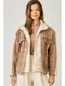 Denim Mixed Sherpa Jacket