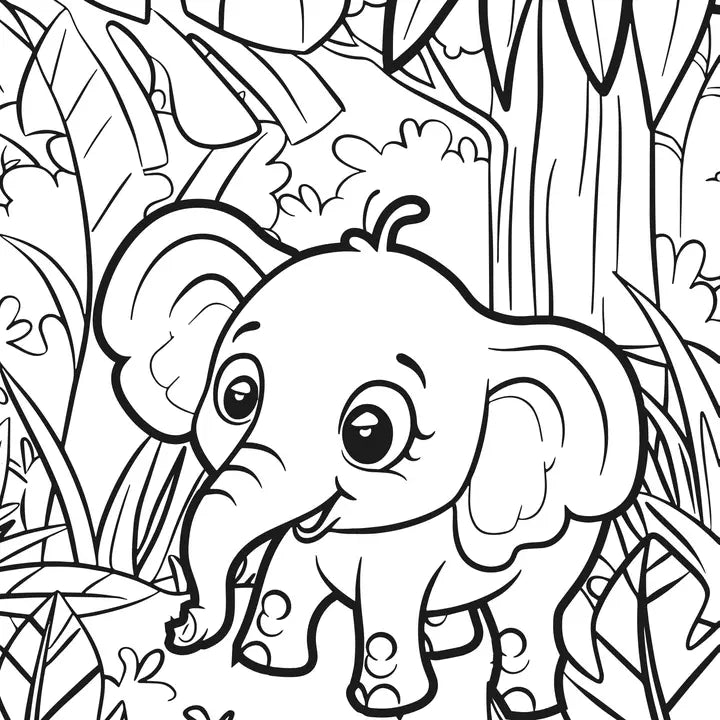 Animal Kingdom XXL Coloring Book