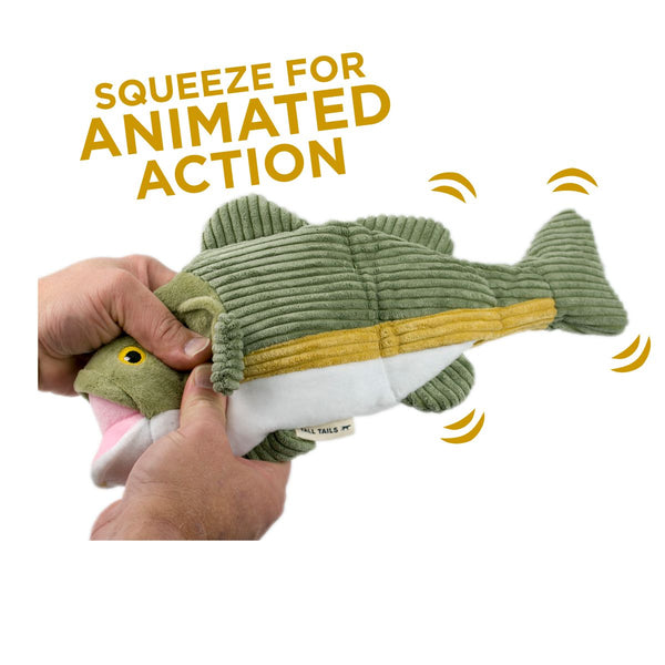 Animated Bass Dog Toy