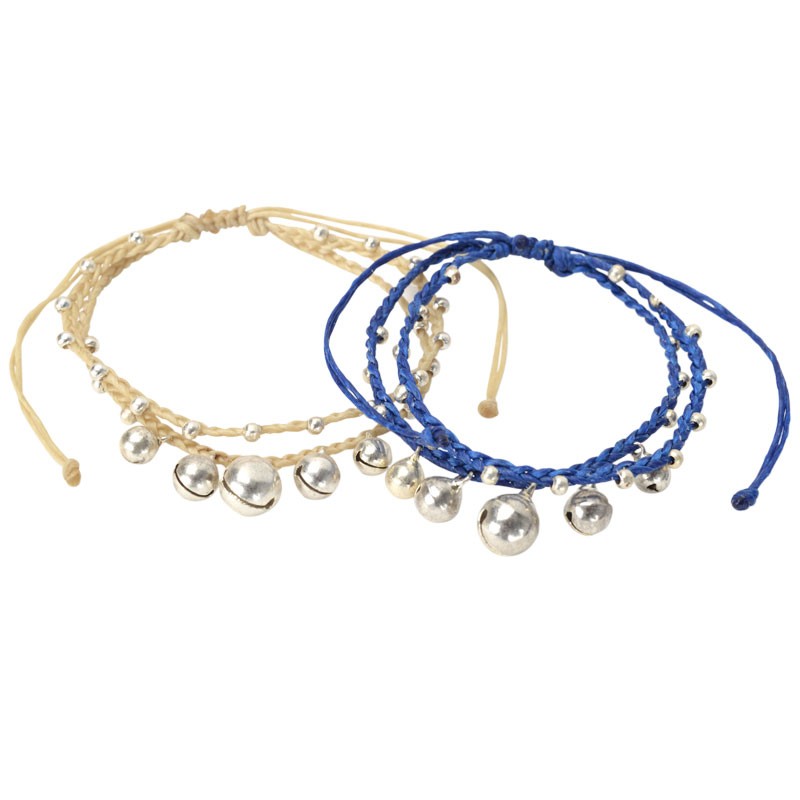 Assorted adjustable Gradual Bells Bracelet