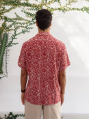 Brick Vine Mens Ultra Light Short Sleeve Button Down