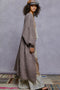 Oversize Rolling Edge Detail Open Front Cardigan Sweater