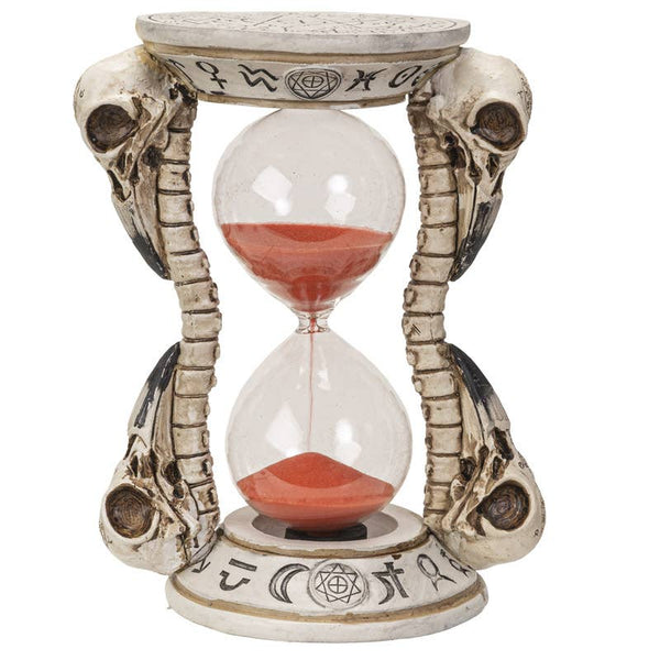 Raven Skull Sandtimer