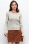 Utility Corduroy Mini Skirt