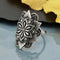 Sterling Silver Large Mandala Ring