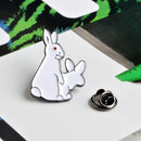 White Rabbits Lapel Pin