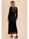Raglan Vintage Lace Paneled Dress