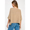 Waffle Texture Poncho Layering Top