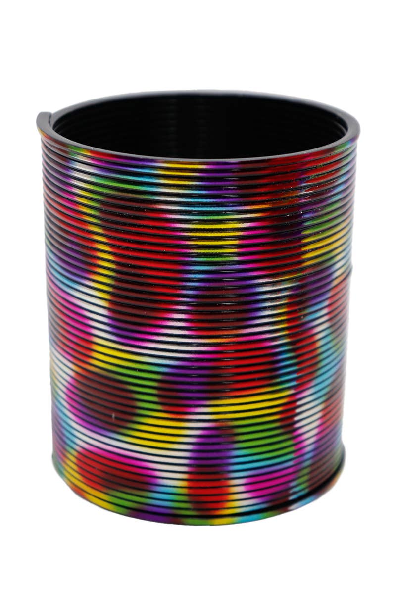 Large Metallic Rainbow Ombre Magic Slinky Toy