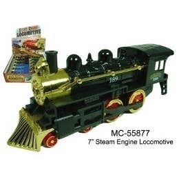 7" Steam Engine Locomotive